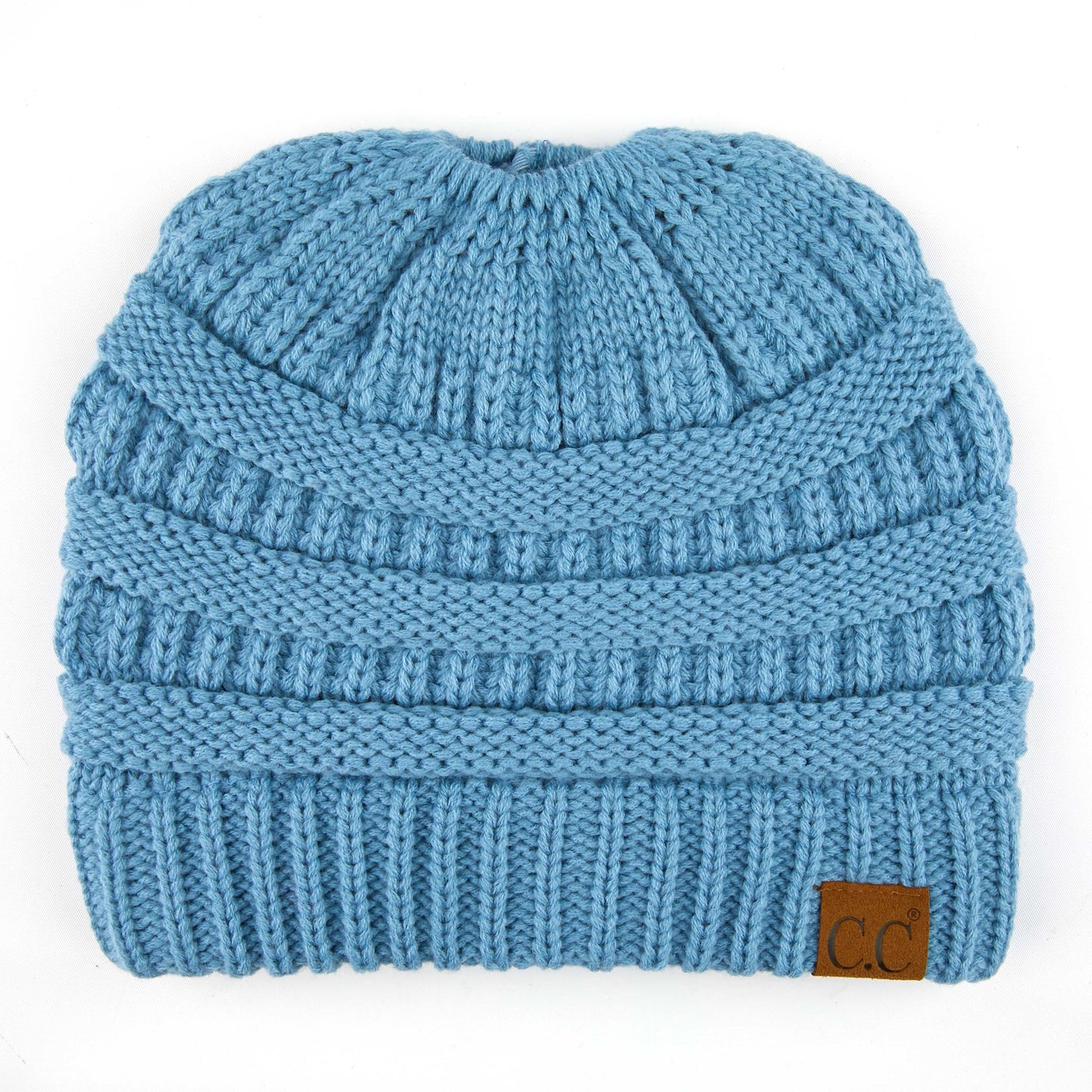 C.C Solid Color Beanie Tail Hat