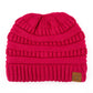 C.C Solid Color Beanie Tail Hat