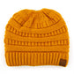 C.C Solid Color Beanie Tail Hat
