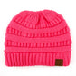 C.C Solid Color Beanie Tail Hat