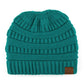 C.C Solid Color Beanie Tail Hat