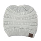 C.C Metallic Beanie Tail Hat