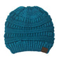 C.C Metallic Beanie Tail Hat