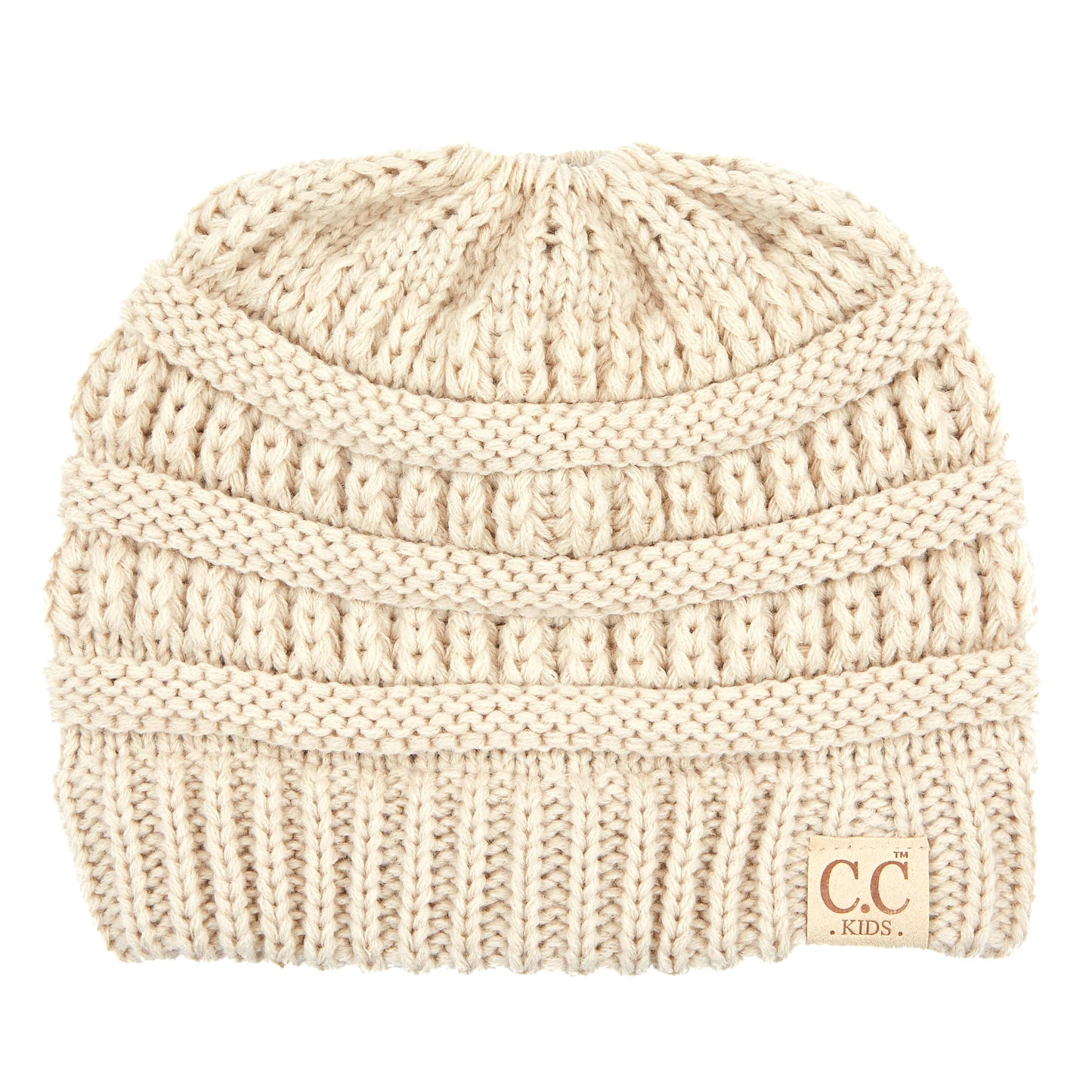 C.C Solid Color Children Beanietail