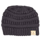 C.C Solid Color Children Beanietail
