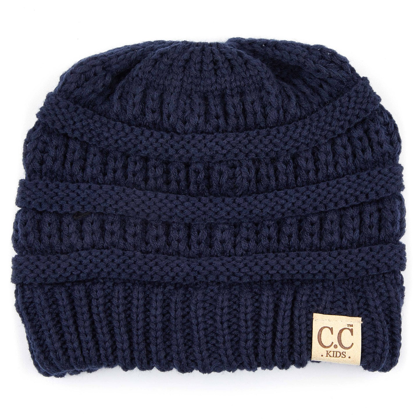C.C Solid Color Children Beanietail