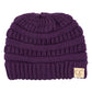 C.C Solid Color Children Beanietail