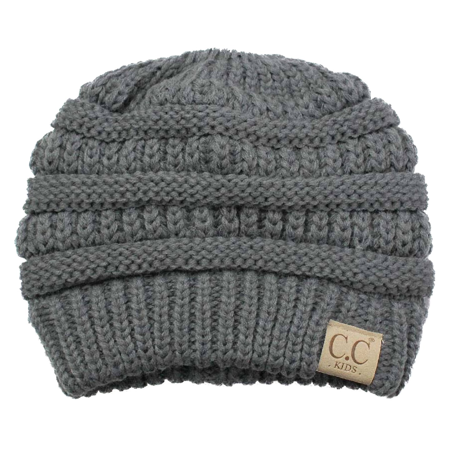 C.C Solid Color Children Beanietail