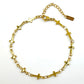 Madeline Love Gold Stainless Steel Cross Link Chain Bracelet - Bracelets - extra