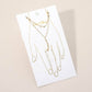 Madeline Love Gold Delicate Beaded Accent Layered Hand Chain Bracelet - Body Jewelry
