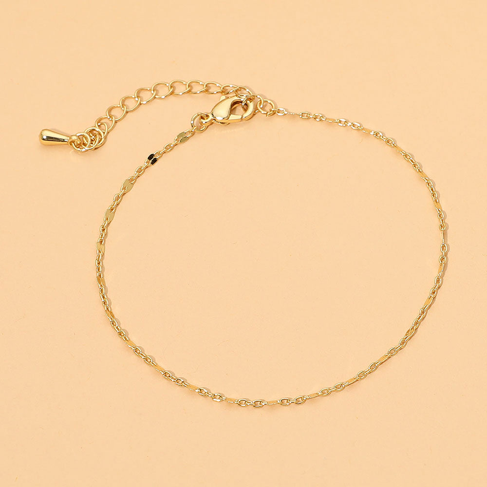 Madeline Love Gold 18K Gold Dipped Delicate Chain Bracelet