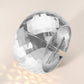 Madeline Love Rhodium Textured Wide Chunky Metal Hinged Bangle Bracelet - Bracelets