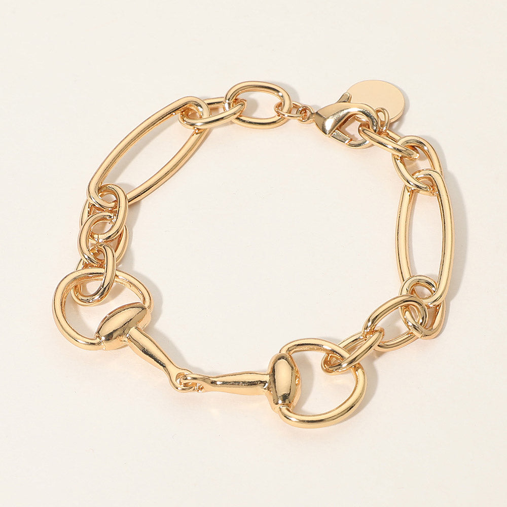 Madeline Love Gold SECRET BOX_Mixed Link Chain Bracelet - Bracelets