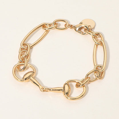 Madeline Love Gold SECRET BOX_Mixed Link Chain Bracelet - Bracelets