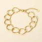 Madeline Love Gold Stainless Steel Chunky Link Chain Bracelet