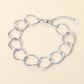 Madeline Love Silver Stainless Steel Chunky Link Chain Bracelet