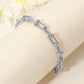 Madeline Love Silver Stainless Steel Industrial Link Chain Bracelet