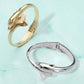 Madeline Love Gold Sleek Dolphin Hinged Bangle Bracelet - Bracelets - extra