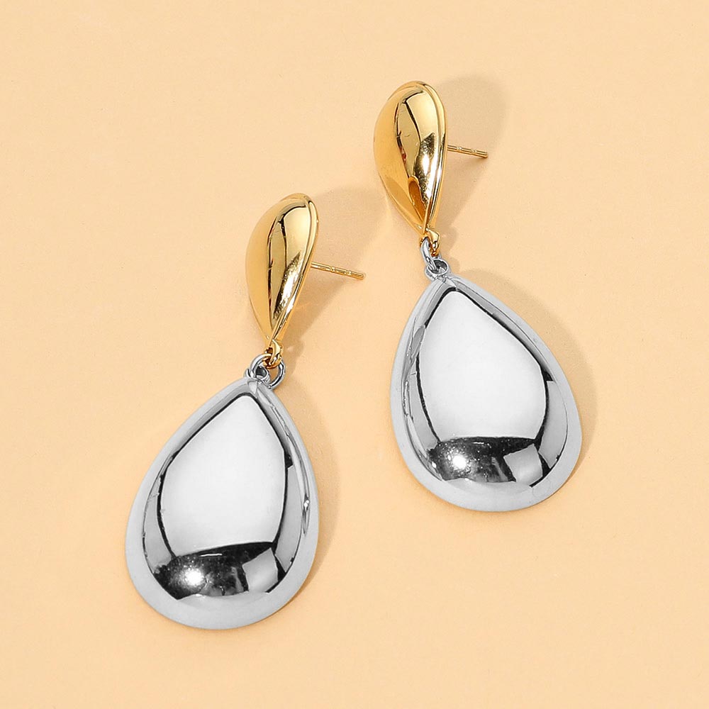 Madeline Love Multi Metal Teardrop Drop Dangle Earrings