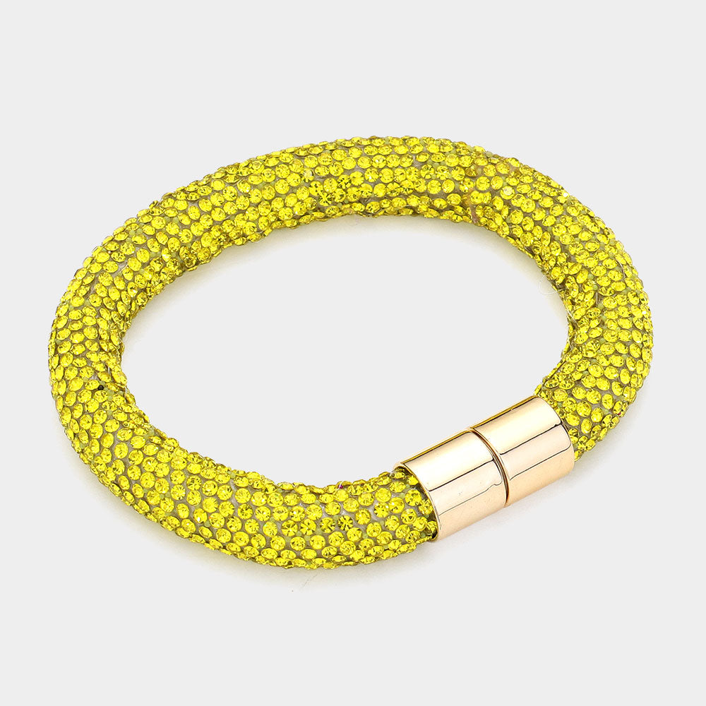 Bling Magnetic Bracelet - Yellow - Bracelets