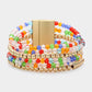 Madeline Love Multi Multi Beaded Layered Magnetic Bracelet - Bracelets