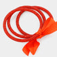 Madeline Love Orange 3PCS - Rhinestone Pave Bangle Layered Bracelets - desc
