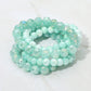Madeline Love Green 5PCS - Faceted Beaded Stretch Multi Layered Bracelets