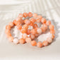 Madeline Love Coral 3PCS - Faceted Beaded Stretch Multi Layered Bracelets - extra