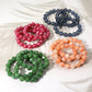 Madeline Love Coral 3PCS - Faceted Beaded Stretch Multi Layered Bracelets - extra