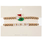 Madeline Love Gold 2PCS - Golf Flag Ball Charm Accent Stretch Multi Layered Bracelets - extra
