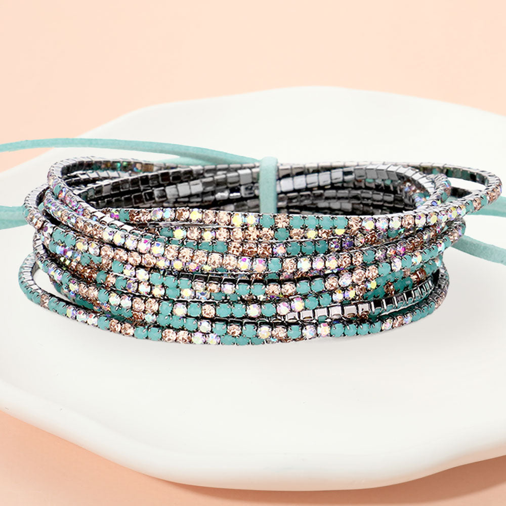 AB, Hematite, Turquoise