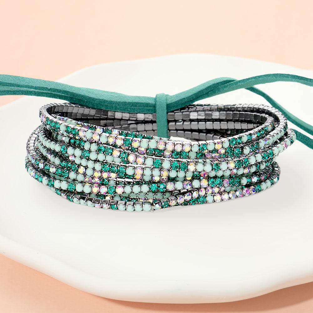 AB, Hematite, Teal