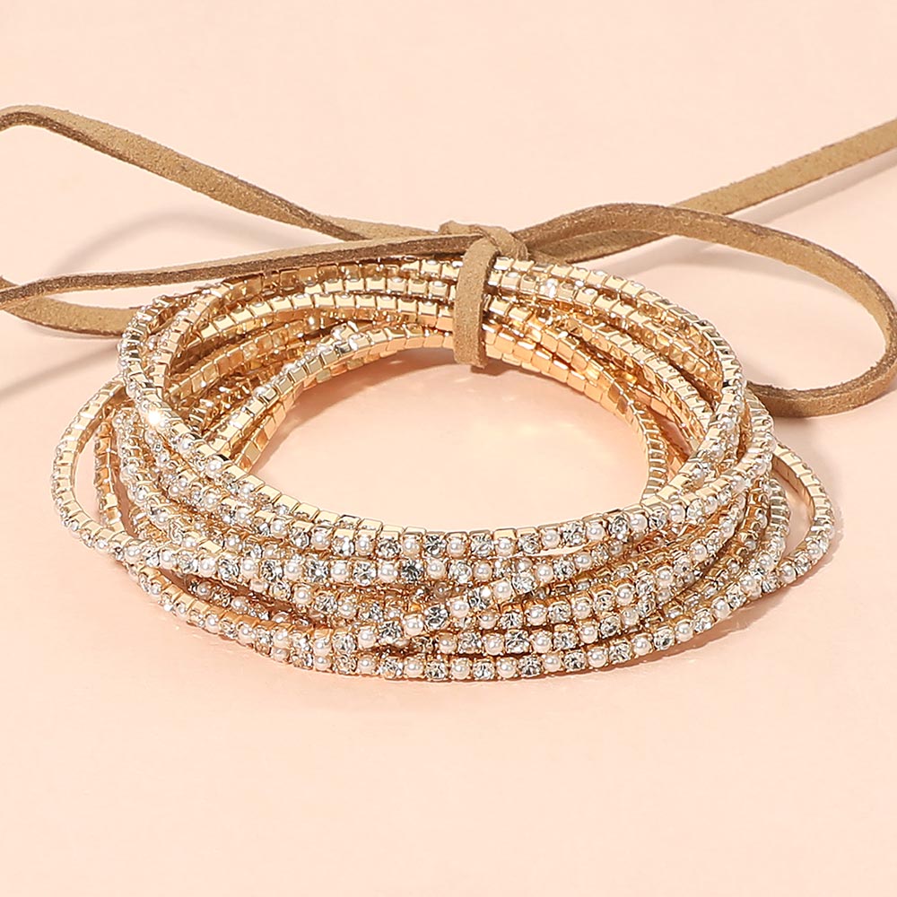 Clear, Cream, Gold