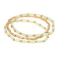 Madeline Love Mint 3PCS - Faceted Tube Beaded Stretch Multi Layered Bracelets - desc
