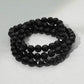 Madeline Love Black 3PCS - Faceted Beaded Stretch Multi Layered Bracelets