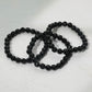 Madeline Love Black 3PCS - Faceted Beaded Stretch Multi Layered Bracelets - extra