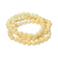 Madeline Love Yellow 3PCS - Faceted Beaded Stretch Multi Layered Bracelets - desc