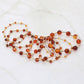 Madeline Love Gold, Tortoise 7PCS - Resin Ball Metal Bar Beaded Stretch Multi Layered Bracelets - extra
