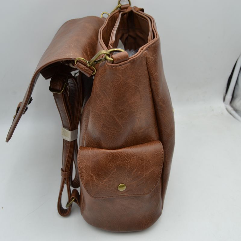 Aztec Strap Flap Backpack