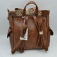 Aztec Strap Flap Backpack