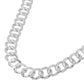Madeline Love Worn Silver Bold Chunky Chain Necklace - Necklaces - desc