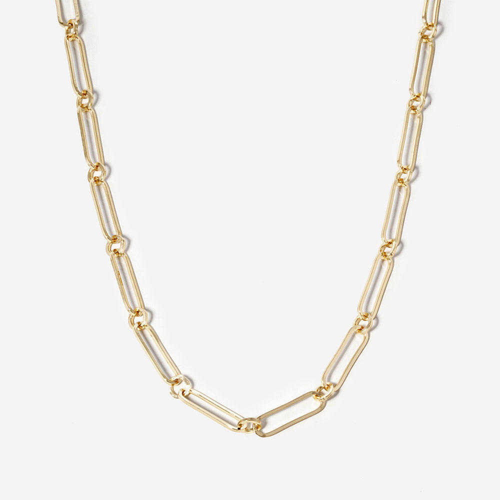 Madeline Love Gold Gold Dipped Paperclip Chain Necklace