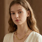 Madeline Love Gold Gold Dipped Bold Beaded Paperclip Chain Necklace