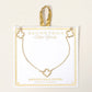 Madeline Love Gold SECRET BOX_Genuine Gold Dipped Open Quatrefoil Station Necklace - Necklaces - desc