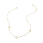 Madeline Love Gold SECRET BOX_Genuine Gold Dipped Open Quatrefoil Station Necklace - Necklaces - extra