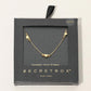 Madeline Love Gold SECRET BOX_14K Gold Dipped Heart Charm Station Necklace - Necklaces - desc