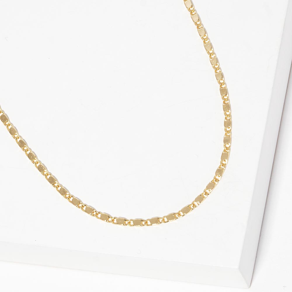 Madeline Love Gold Gold Dipped Metal Chain Necklace