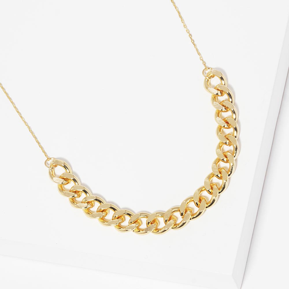 Madeline Love Gold Gold Dipped Metal Chain Necklace