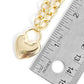 Metal Heart Lock Pendant Necklace - Necklaces