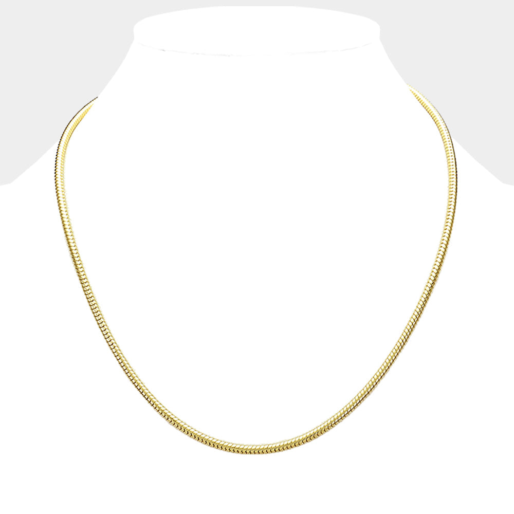 Madeline Love Gold 20 INCH Snake chain necklace - Necklaces